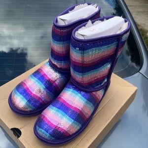 NEW- Sequin UGGS Kids size 6